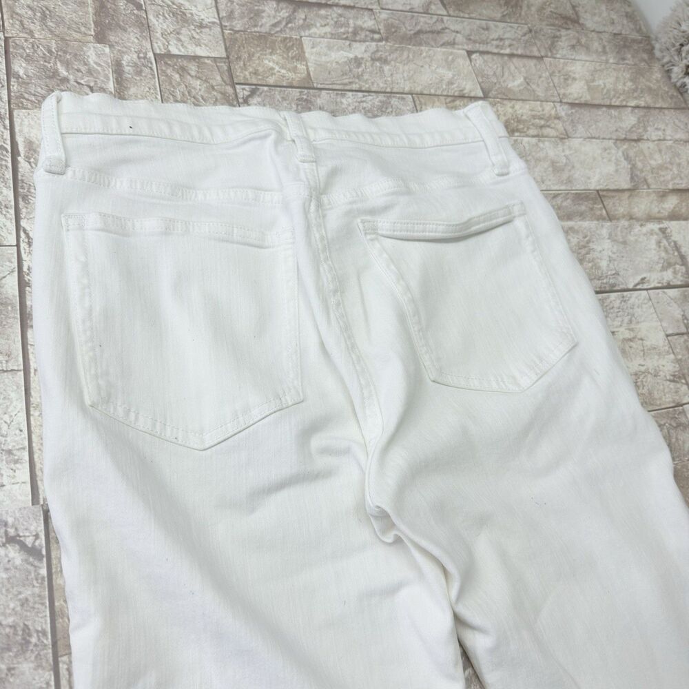 Crew Women's Jeans Sz 29P Slim-Straight Denim | Vintage Wash White - Picture 15 of 16